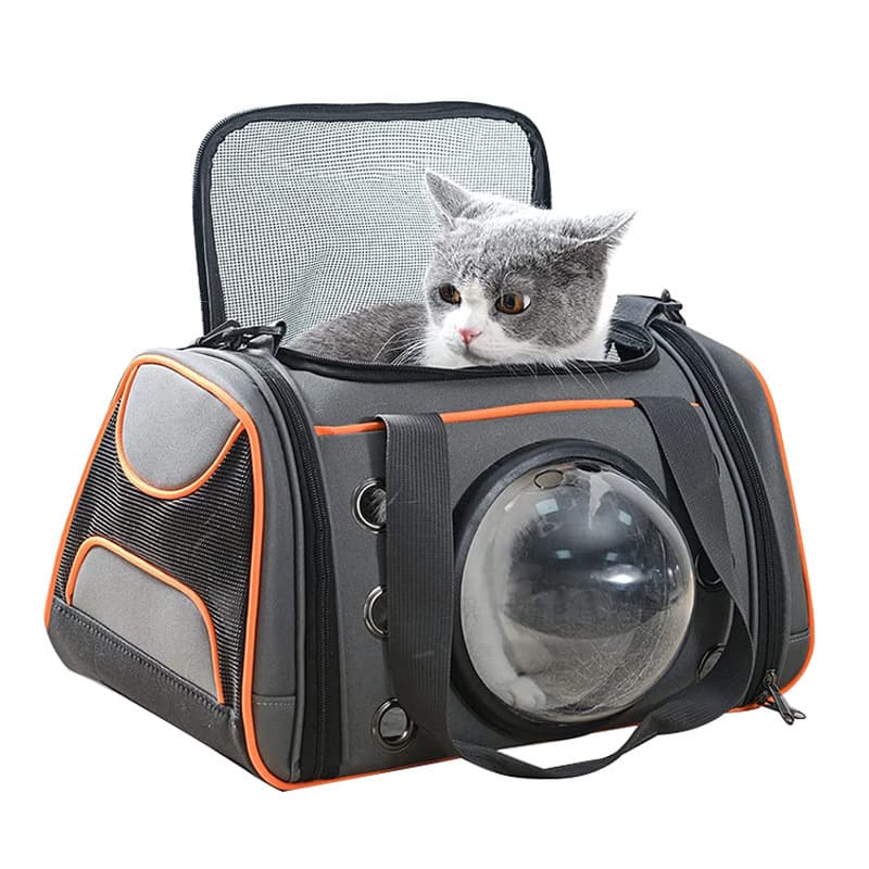 Portable cat bag, multifunctional car pet bag, foldable space capsule pet bag, portable cat backpack for outings, cross-border 6