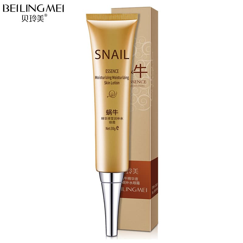 Bellin Beauty Snail Essence, moisturizing and hydrating eye cream, reduces eye bags, dark circles, and eye wrinkles, lifts and moisturizes skin. 6