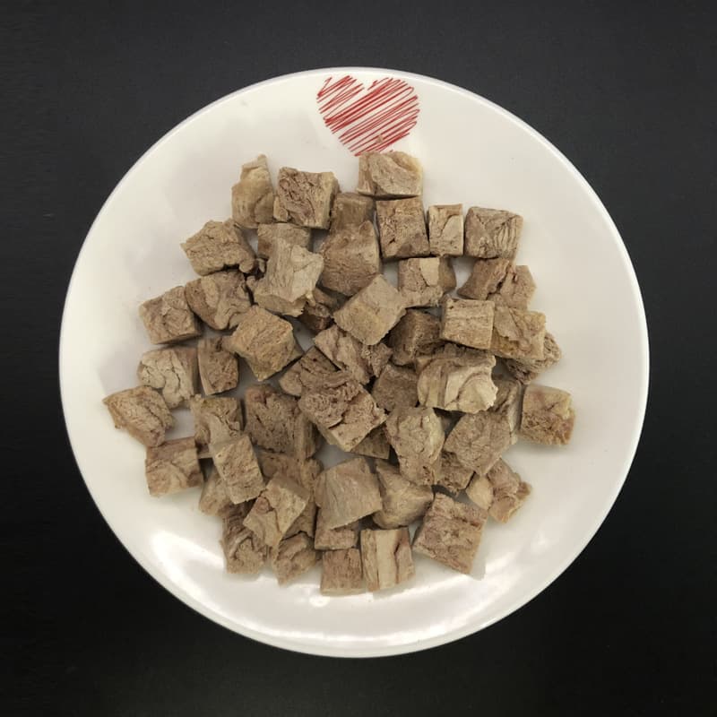 Freeze-dried snacks for pet dogs and cats, nutritious beef, duck, chicken liver, salmon 250g 500g for active dogs 5