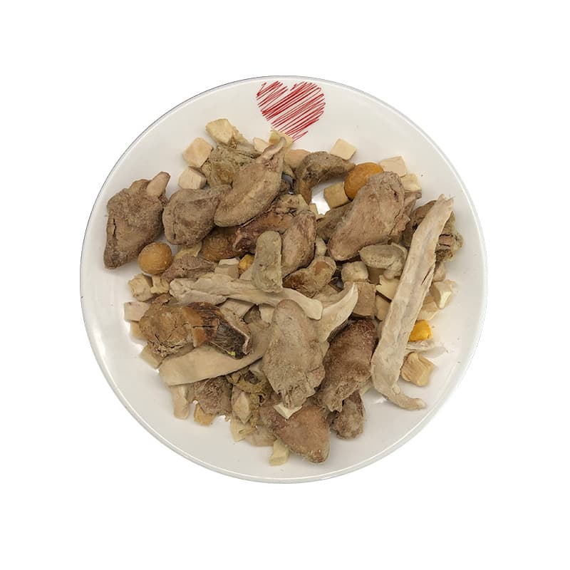 Freeze-dried snacks for pet dogs and cats, nutritious beef, duck, chicken liver, salmon 250g 500g for active dogs 6
