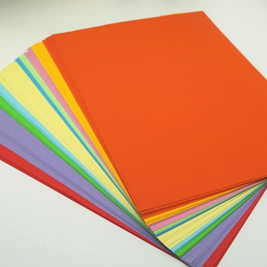 Wholesale A4 color copy paper, advertising paper, printing paper, various promotional papers, student office stationery supplies 4