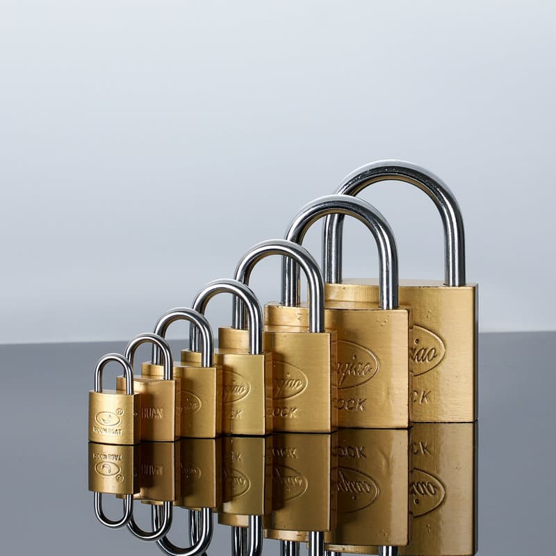 Padlock single opening furniture cabinet iron lock student drawer lock door lock hardware accessories small lock with key 3