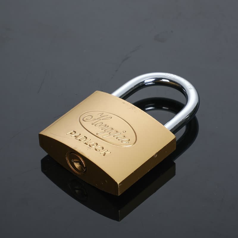 Padlock single opening furniture cabinet iron lock student drawer lock door lock hardware accessories small lock with key 4