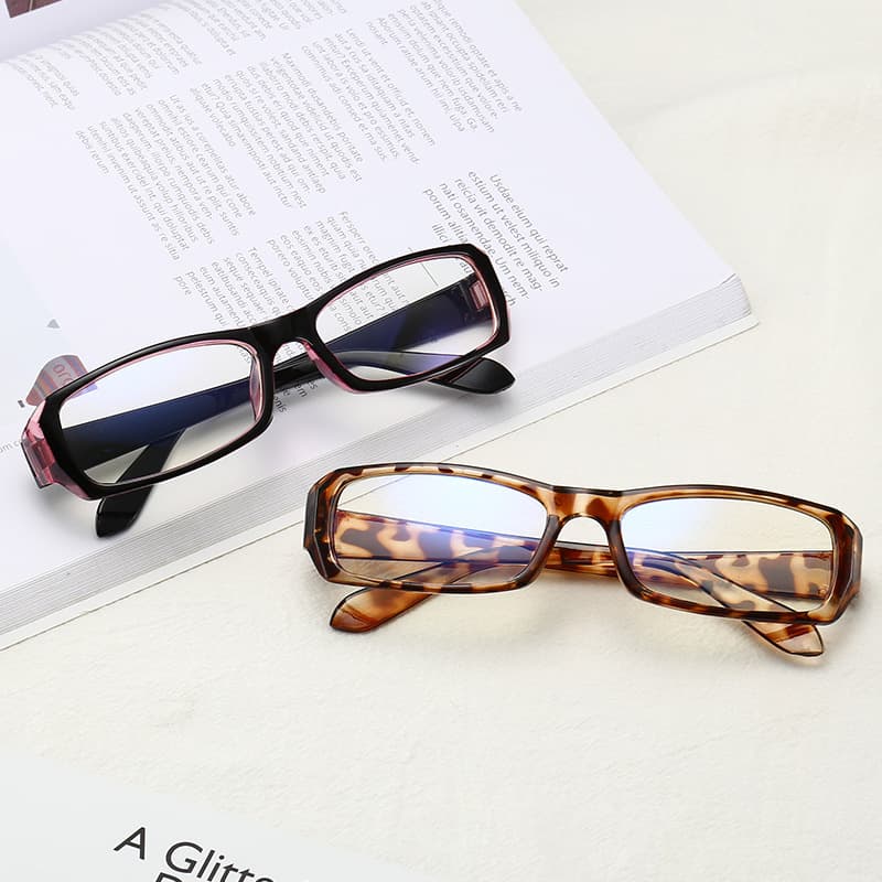 Men's glasses, retro flat glasses, anti-blue light, versatile computer goggles, street stall flat glasses gifts 3