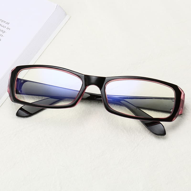Men's glasses, retro flat glasses, anti-blue light, versatile computer goggles, street stall flat glasses gifts 7