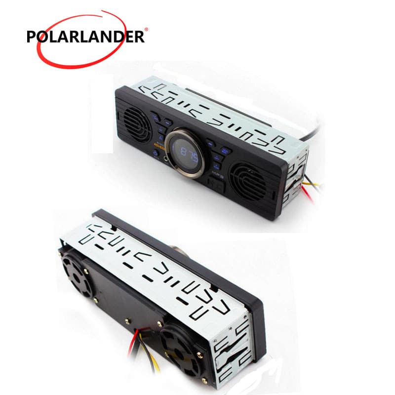 Car single spindle player 12V car plug-in card MP3 audio radio built-in speaker with Bluetooth host speaker 6
