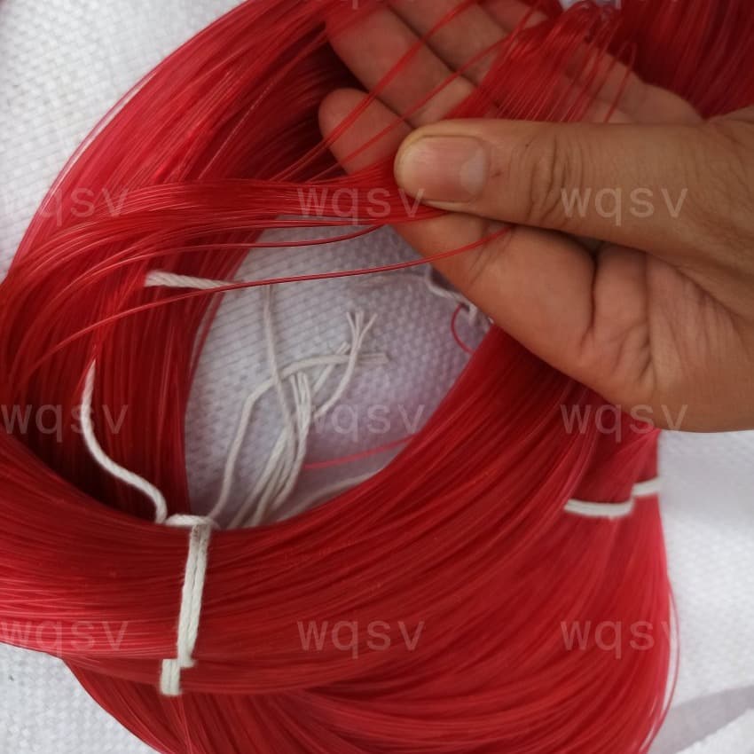 Industrial red nylon thread plastic fishing line red thread bracelet rope braided rope monofilament line high strength 3