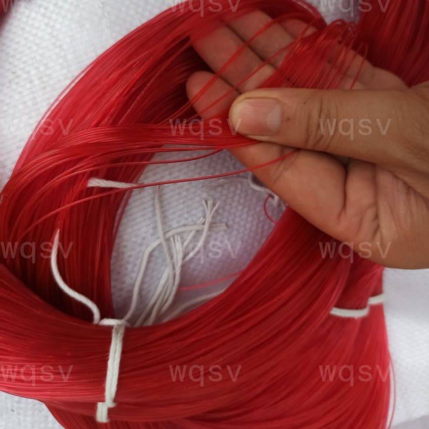 Industrial red nylon thread plastic fishing line red thread bracelet rope braided rope monofilament line high strength 4