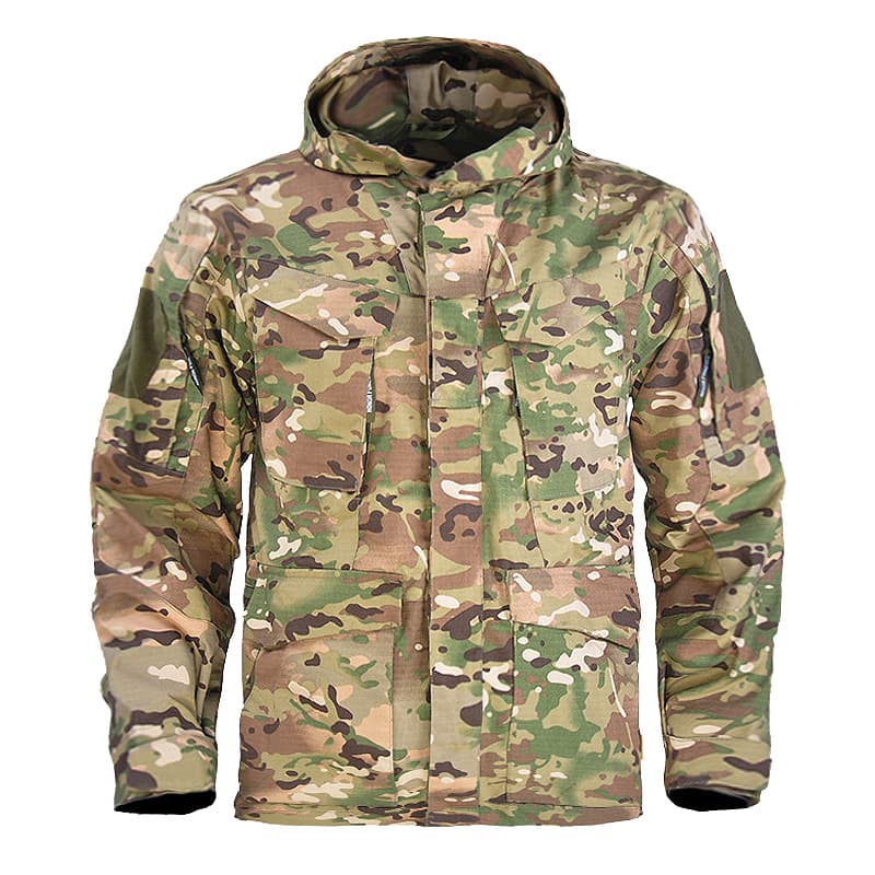 Hanye Outdoor M65 Tactical Windbreaker Camouflage Clothes Men's and Women's Work Jackets Urban Special Service Outdoor Mountaineering Clothes 8