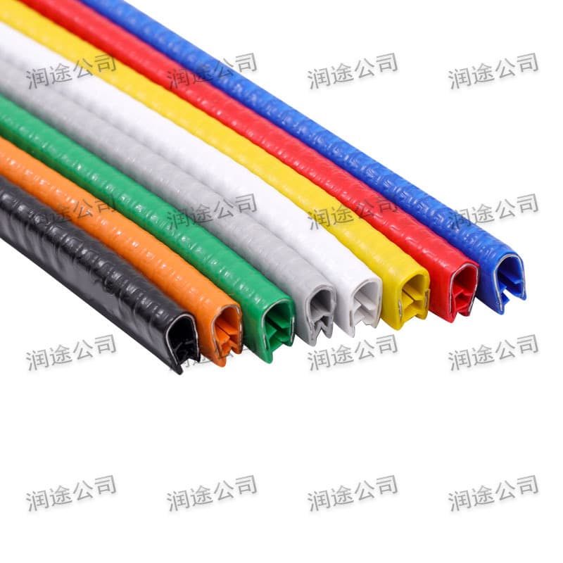 Car door anti-collision strip U-shaped anti-scratch and anti-scratch rubber strip decorative edge strip protective strip sealing strip cross-border wholesale 4