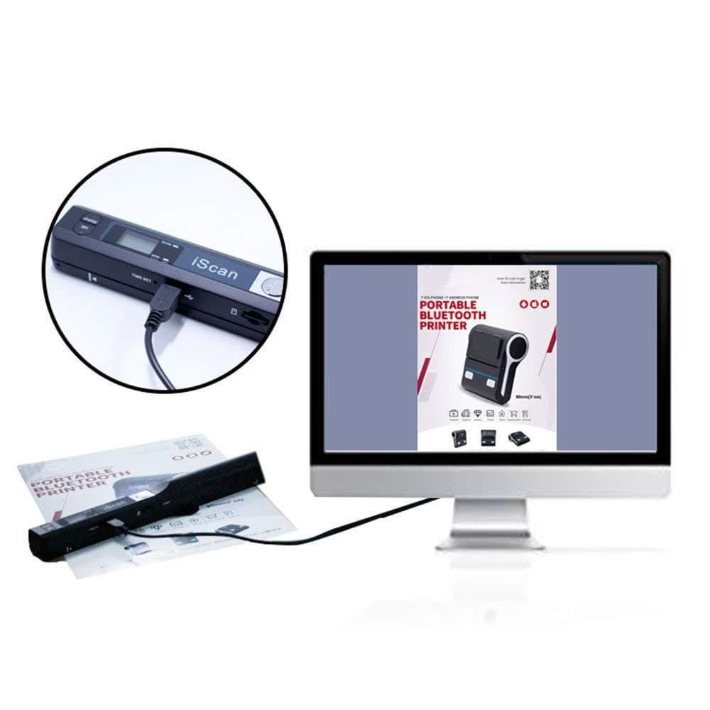 ISCAN handheld scanner portable scanner HD home color A4 book file photo scanning pen 5