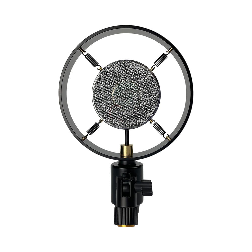 Retro condenser microphone computer recording video shooting voice conference teaching training audio storytelling recording microphone 1