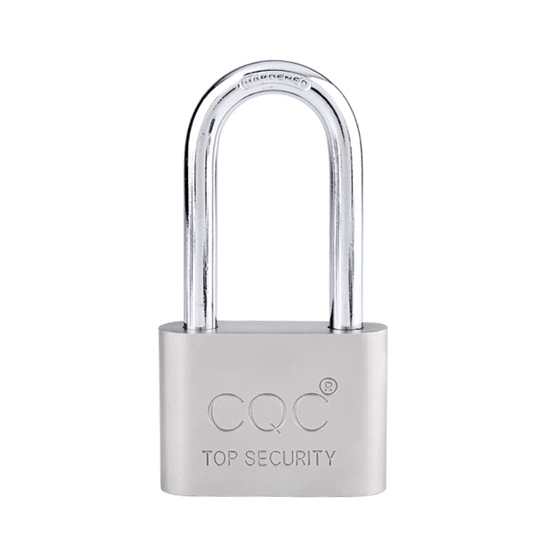 Factory direct supply of locks, large rounded blade padlock, anti-theft, anti-sled, imitation stainless steel pass-through lock, small lock for dormitory use 6