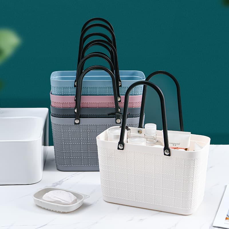 New souvenir basket, women's handbag shopping basket, plastic laundry linen storage basket, fashionable shopping basket 1