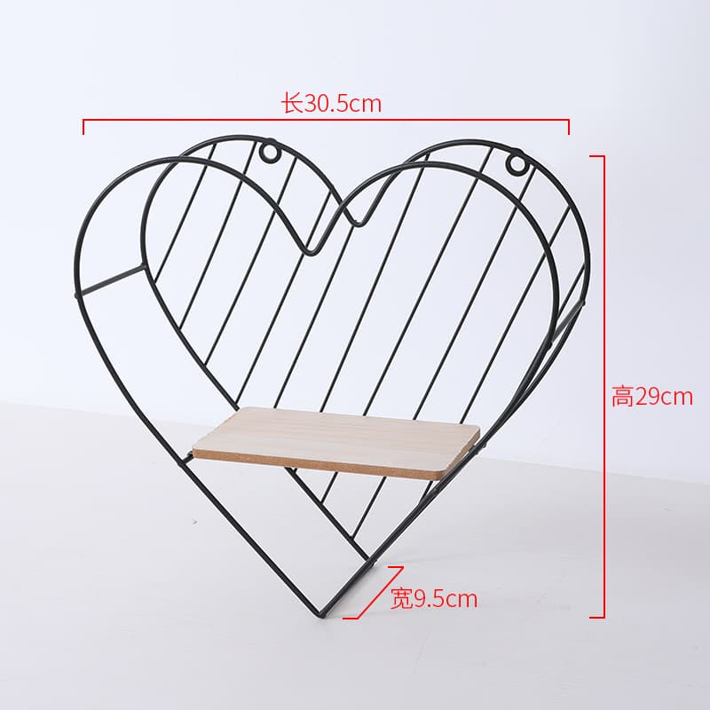 Nordic wrought iron storage rack wardrobe punch-free wall storage rack living room room bedroom special grid storage rack 10