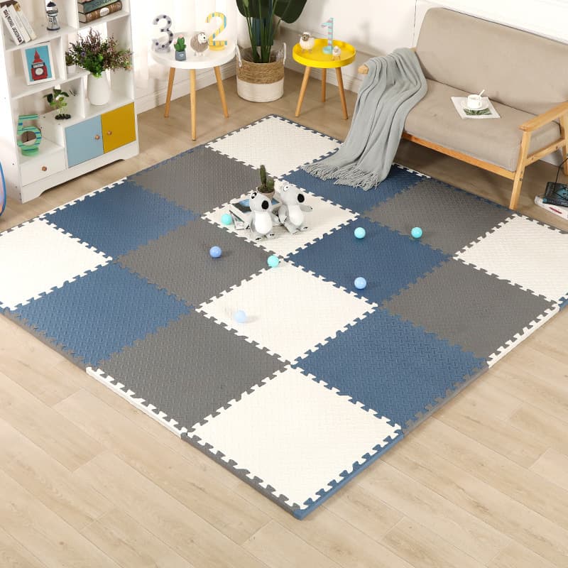 Foam floor mat baby crawling splicing mat large bedroom thickened odor-free children's floor tatami mat 5