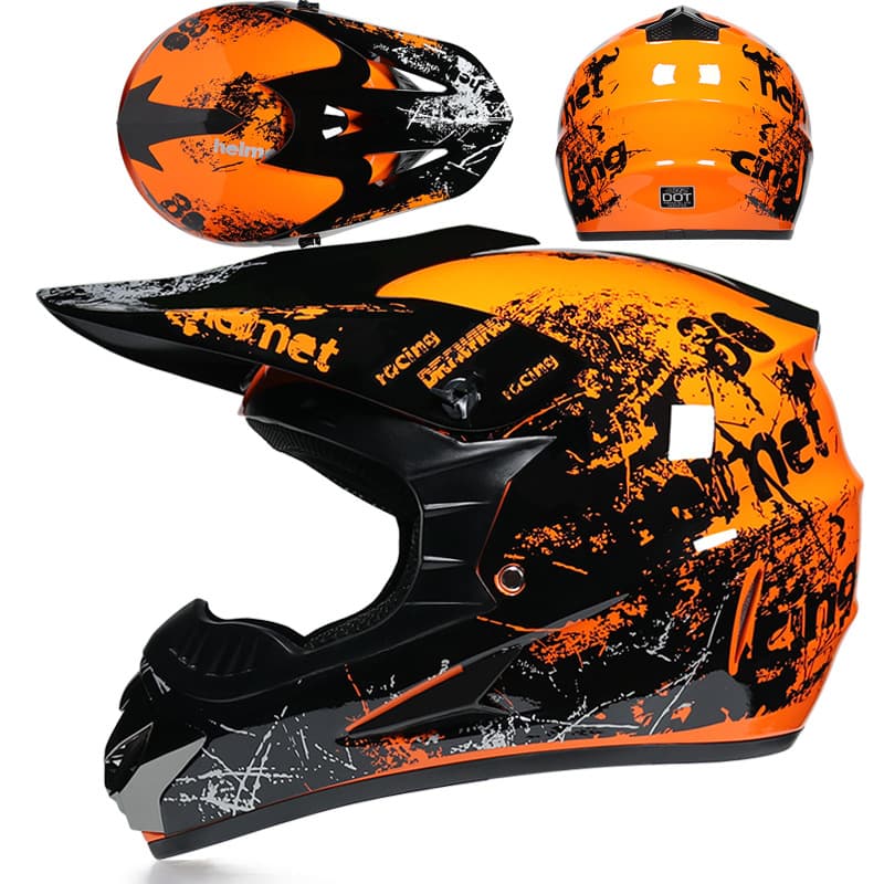 Off-road non-motorcycle helmets for men and women, mountain downhill MX motorcycles, trail racing full-face helmets, breathable for all seasons 6