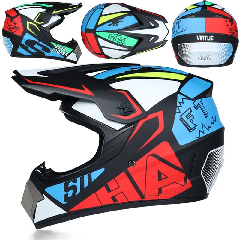 Off-road non-motorcycle helmets for men and women, mountain downhill MX motorcycles, trail racing full-face helmets, breathable for all seasons 7