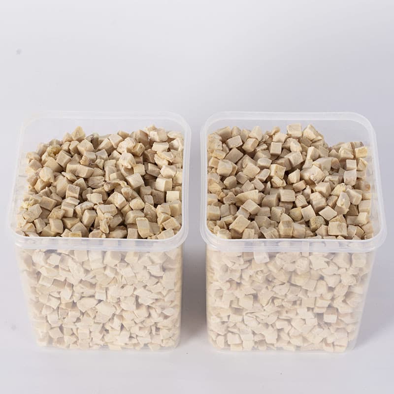 Freeze-dried pet chicken diced dog and cat snacks freeze-dried dog and cat food jerky 500g barreled chicken diced drop shipping 5