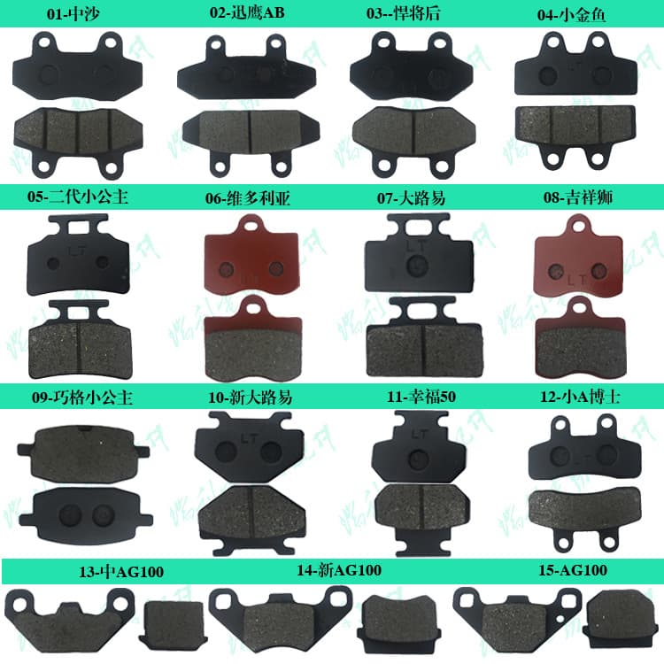 Electric vehicle accessories friction pads electric vehicle disc brake pads motorcycle disc brake pads brake pads 4