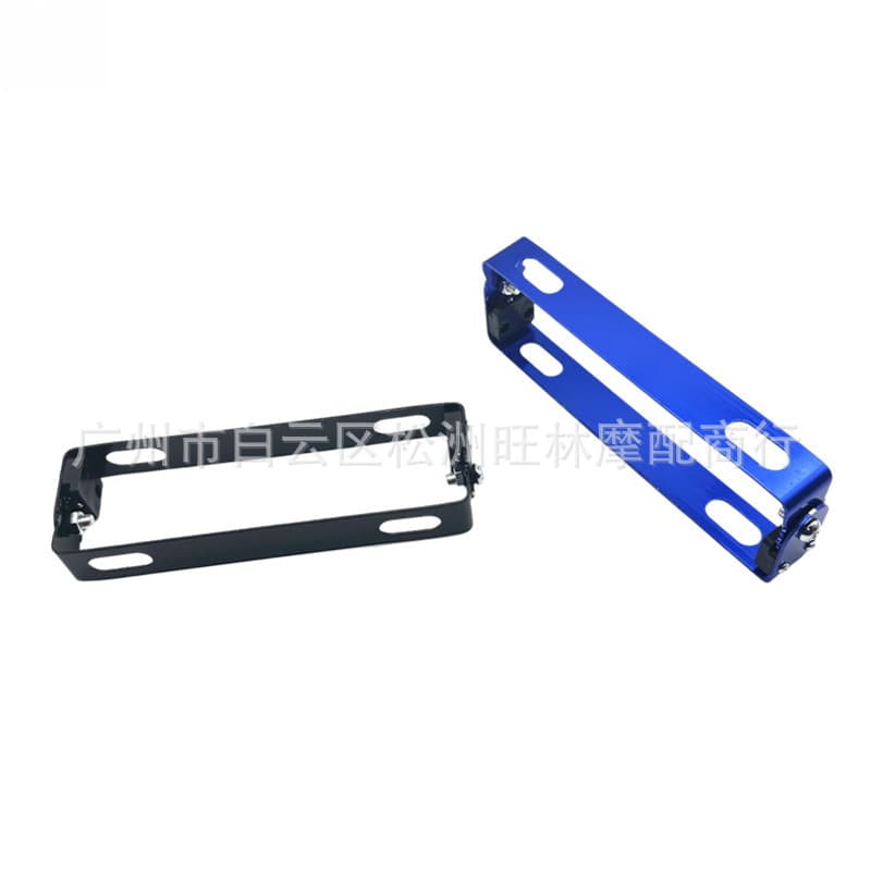 Motorcycle modified accessories movable license plate frame thickened aluminum alloy license plate frame moped license plate frame scooter 5
