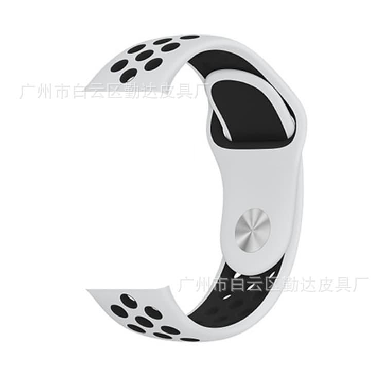 Suitable for Huawei GT5/4 Samsung gearS3 Huami Amazfit2 two-color silicone strap 20mm22mm smart 7