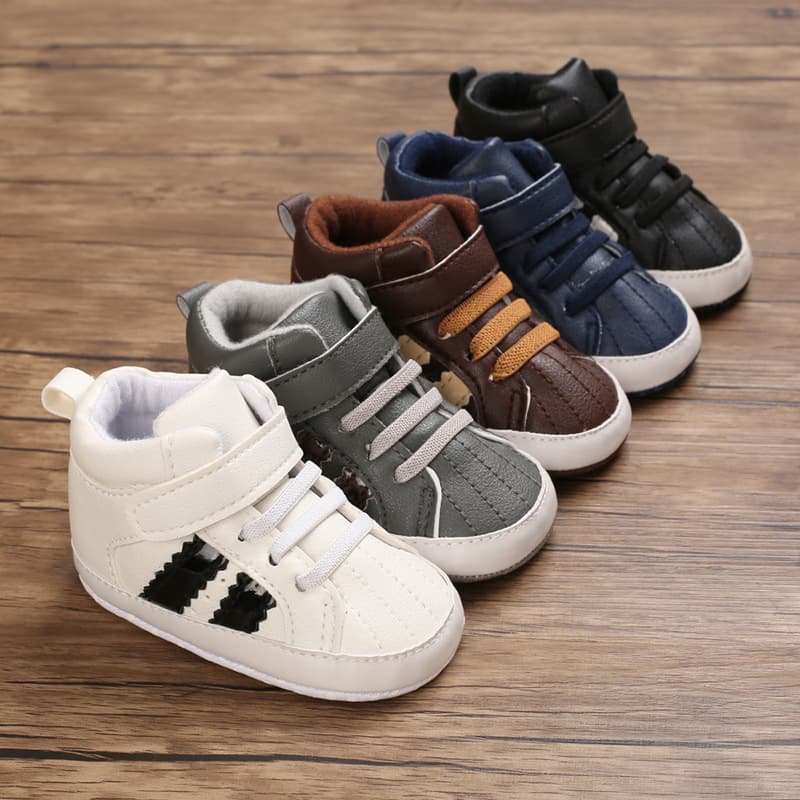 Spring and autumn 0-1 year old baby toddler shoes, soft sole baby shoes, casual sports shoes 3