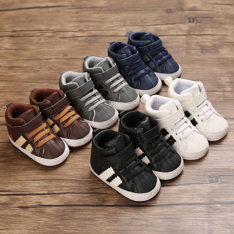 Spring and autumn 0-1 year old baby toddler shoes, soft sole baby shoes, casual sports shoes