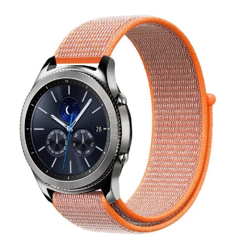 20mm suitable for Huawei gt2 watch strap smart amazfit Garmin 22mm nylon loop Samsung strap 6