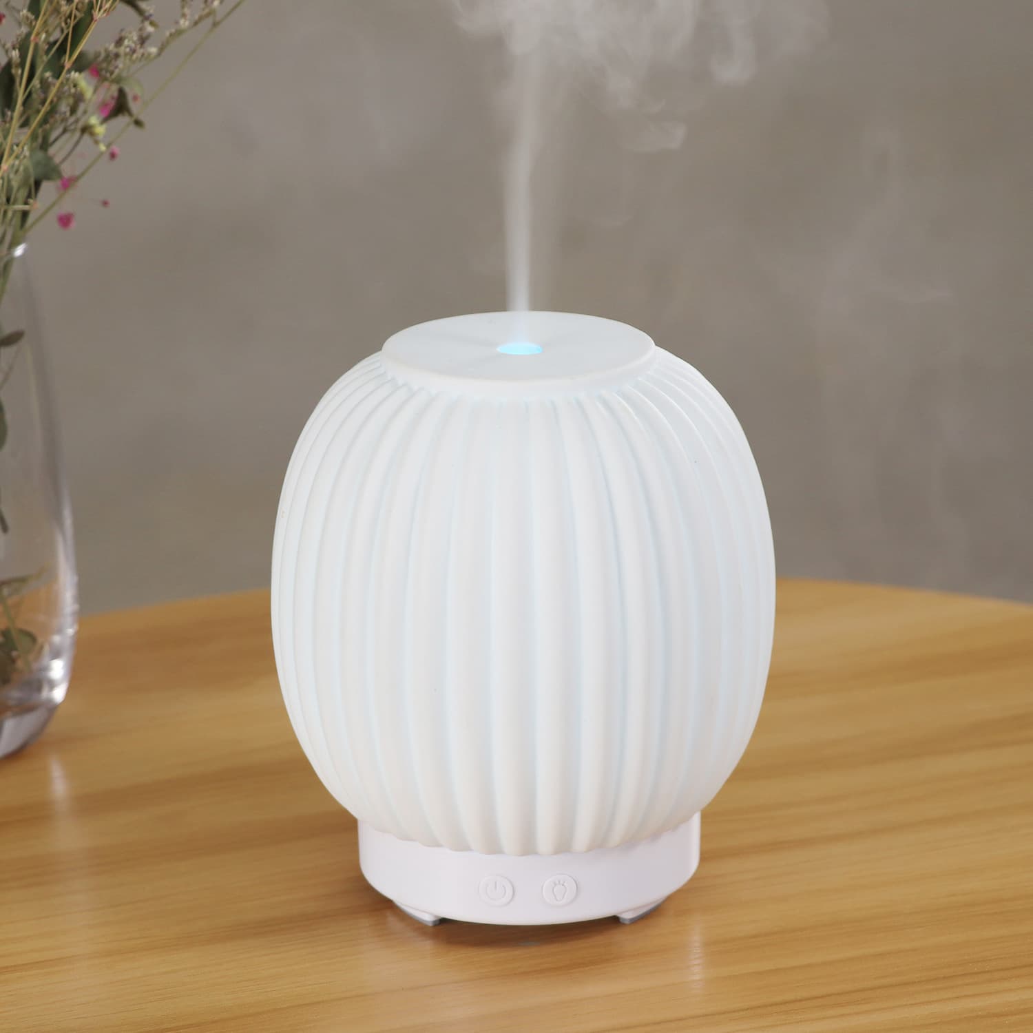 Manufacturer wholesale new ceramic humidifier aromatherapy machine small household appliances aroma diffuser aromatherapy night light essential oil diffuser 8