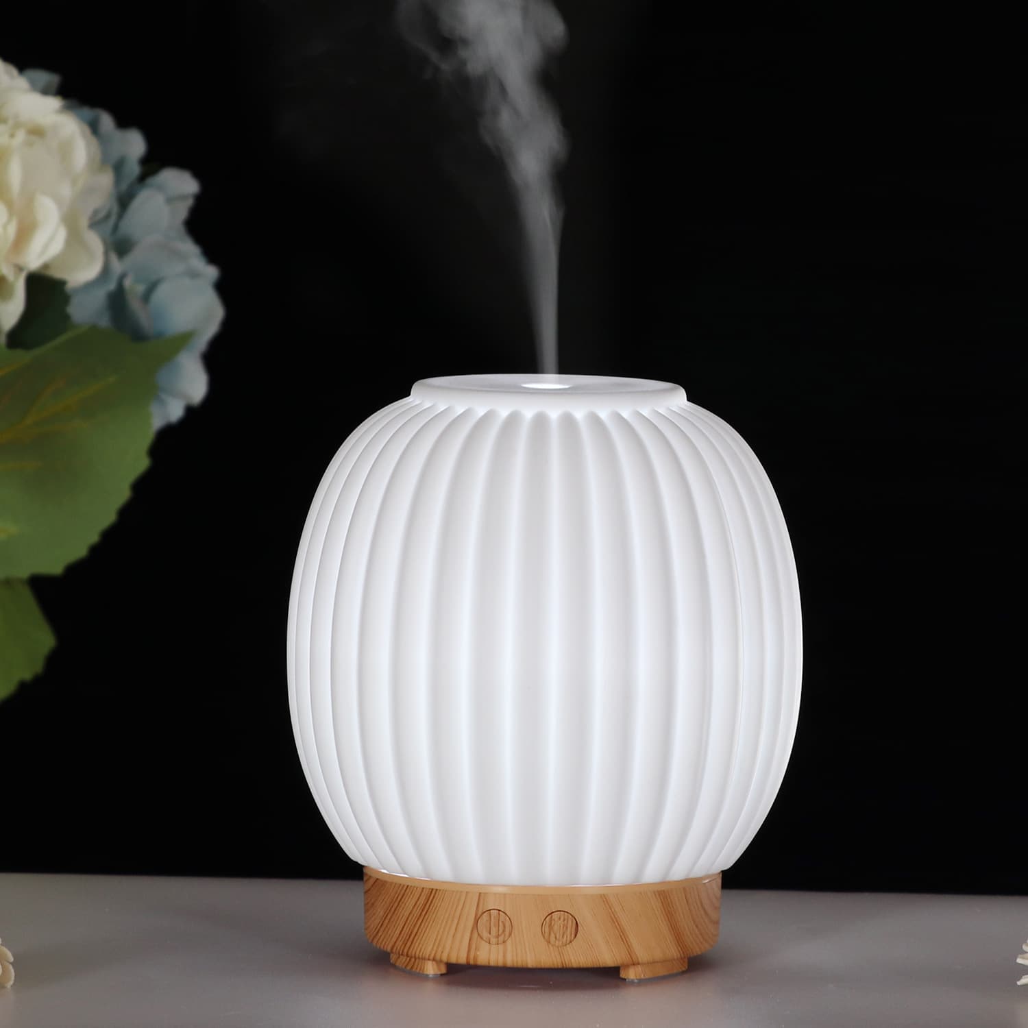 Manufacturer wholesale new ceramic humidifier aromatherapy machine small household appliances aroma diffuser aromatherapy night light essential oil diffuser 9
