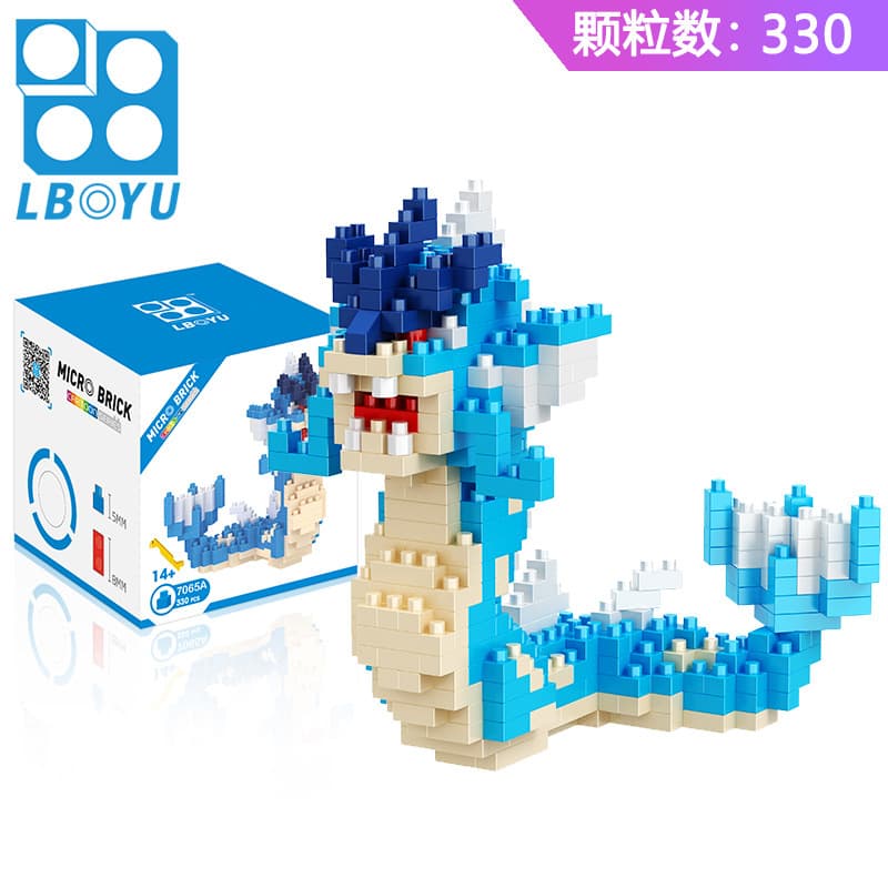 Luboyu Elf children's primary school student gift puzzle assembly toy diamond small particles miniature building blocks 8093 7