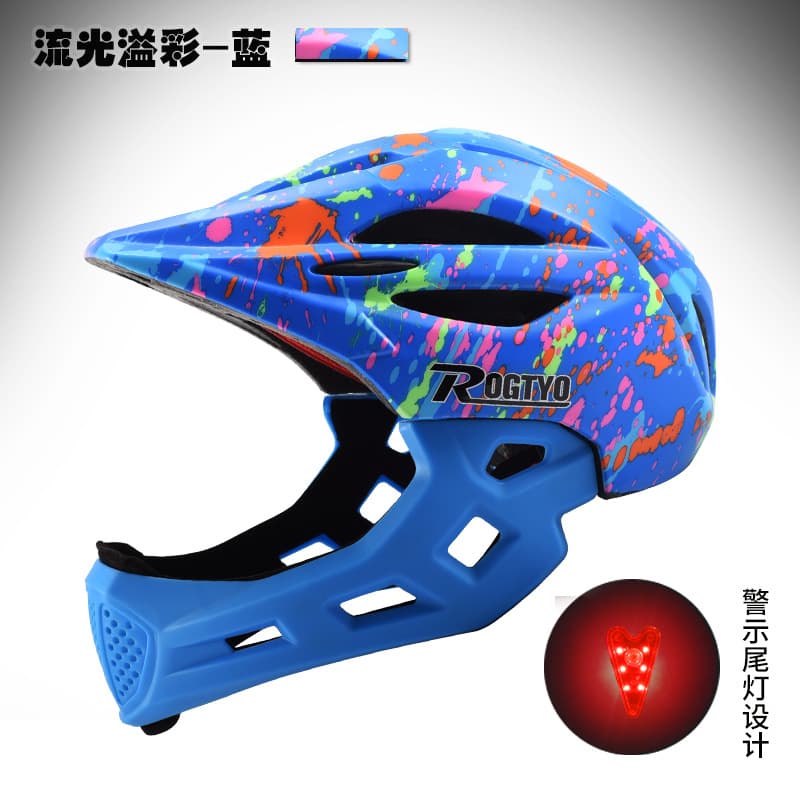 Children's balance bike helmet, riding cap, full-face helmet, scooter, skates, bicycle riding protective gear, protective equipment 10