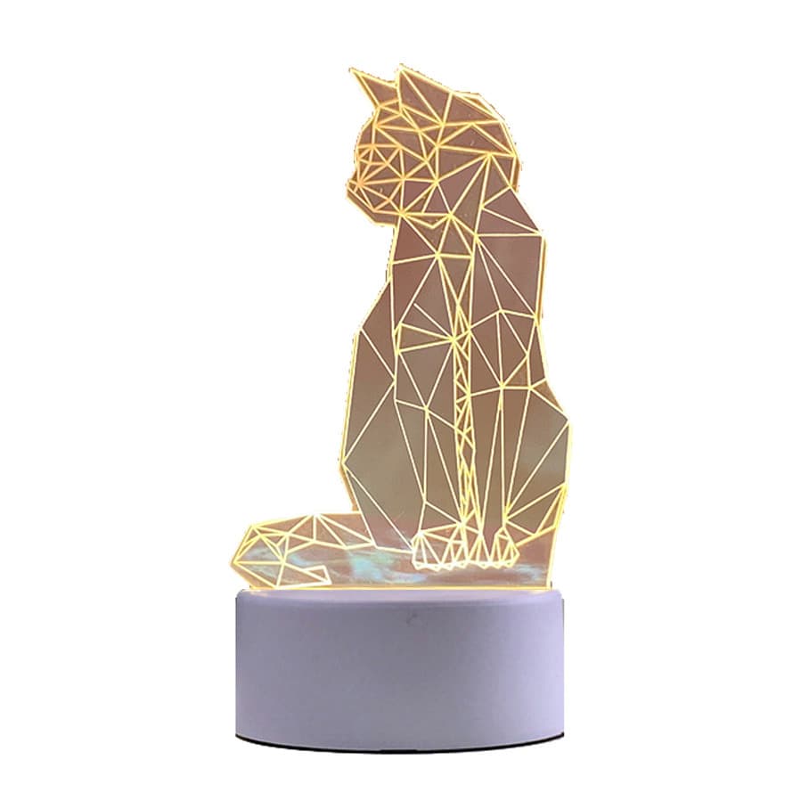 New and unique electronic products acrylic usb desk lamp creative gift 3d night light birthday gift graduation company 6