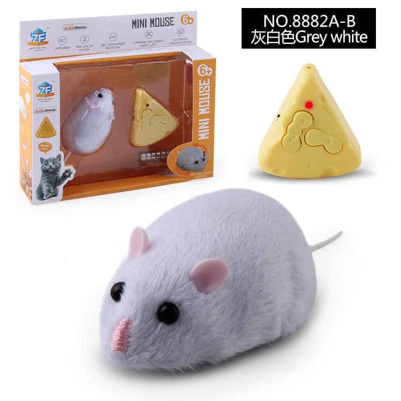Funny cat toys, simulated infrared electric remote control mouse model, new and strange mouse prank toys 8