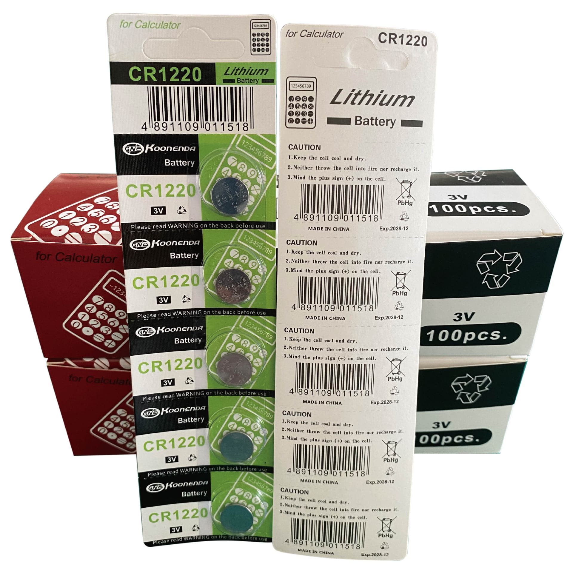 High Energy CR1220 button battery 3V CR1220 battery 1220 3v lithium battery 6
