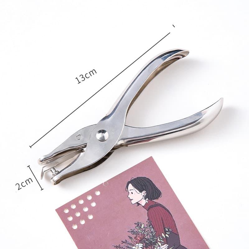 Handheld stapler card puncher office stapler bouquet packaging greeting card punch pliers 10