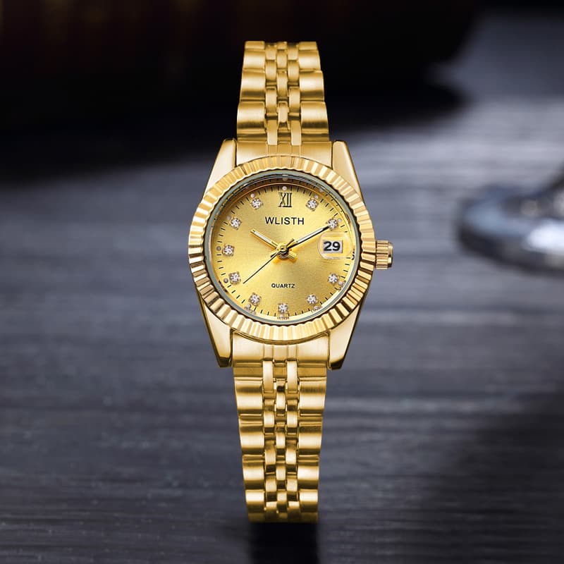 Wallis small and exquisite quartz watch waterproof luminous fashion simple watch couple watch men and women watch 8