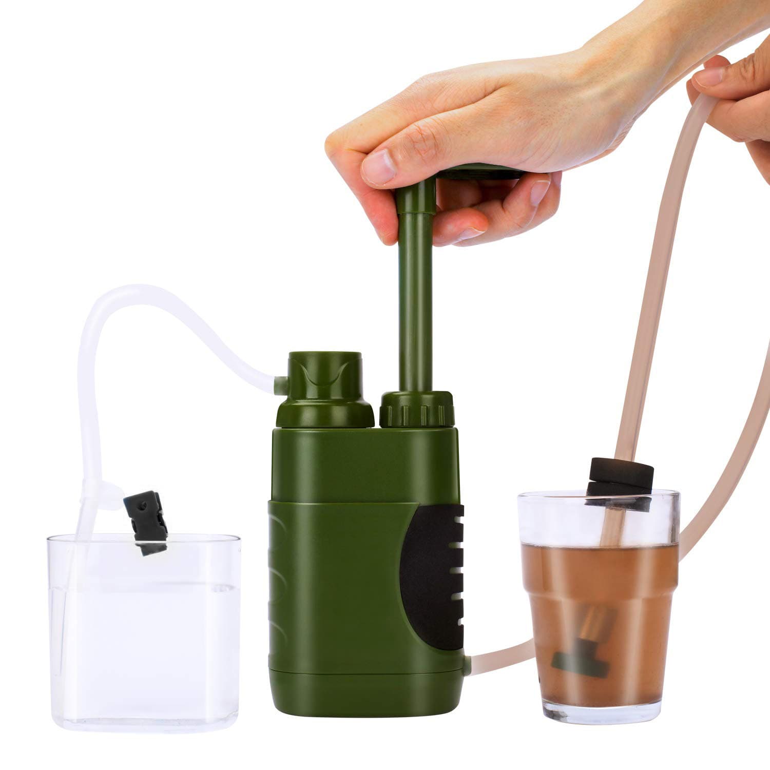 Amazon Outdoor Individual Water Purifier Wild Survival Emergency Direct Drinking Portable Filtered Drinking Water Purifier Camping 5
