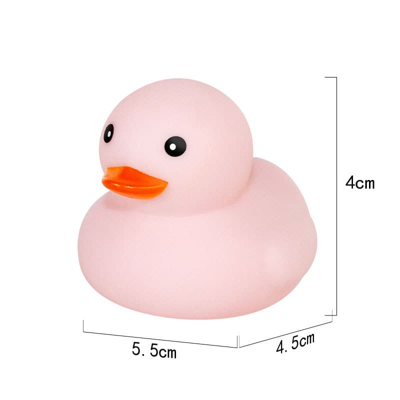Hong Kong version of the little duck toy baby bathing and playing in the water No. 8 little yellow duck toy children's educational pinch and cry sound 10