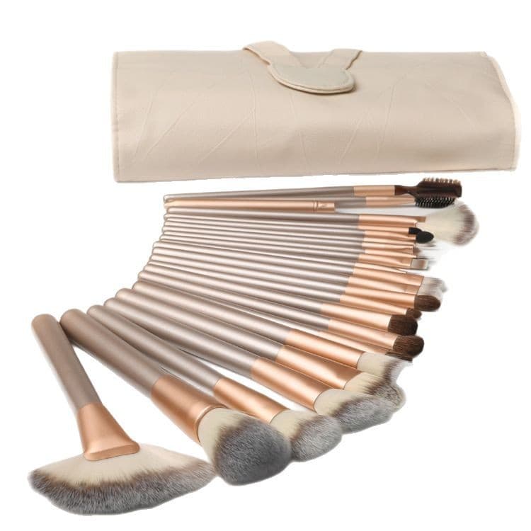 12 pcs, 18 pcs, 24 pcs off-white makeup brush set, beauty tools, makeup brushes, wholesale in stock, portable eye shadow 6