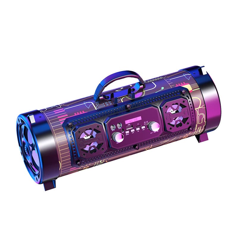 M17 cylindrical K-singing mobile phone wireless Bluetooth speaker card outdoor portable audio radio subwoofer 7