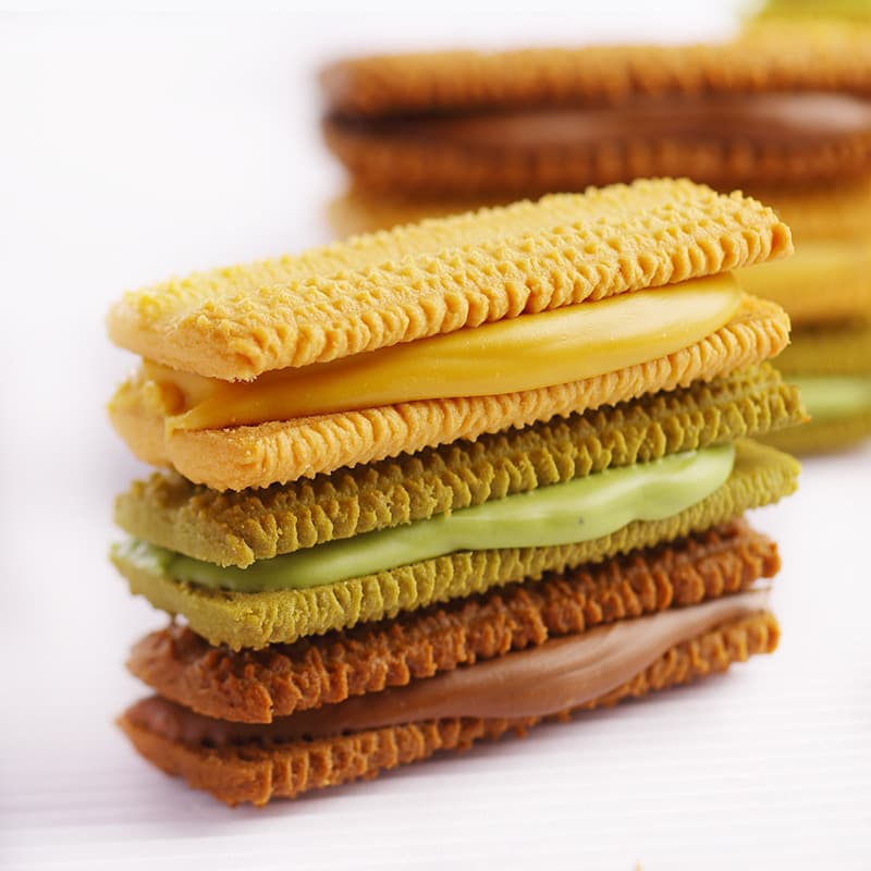 Fariz Internet celebrity delicious snack gift package matcha sandwich biscuits cookies snacks snacks snacks wholesale 4