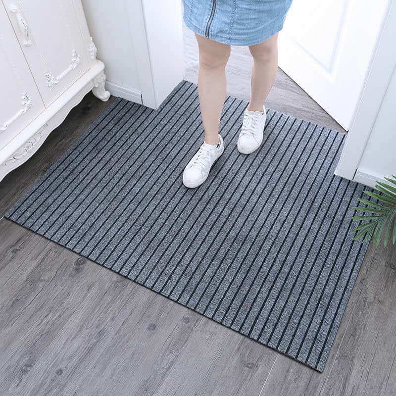 Mat floor mat bathroom entrance door carpet cuttable kitchen floor mat absorbent home long non-slip mat door 4