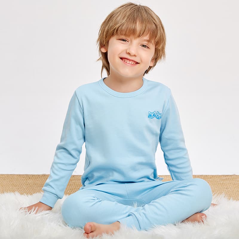 Children's autumn clothing set, pure cotton, boys and girls, autumn pants, thermal underwear, cotton baby base layer, pajamas, cotton sweater 10