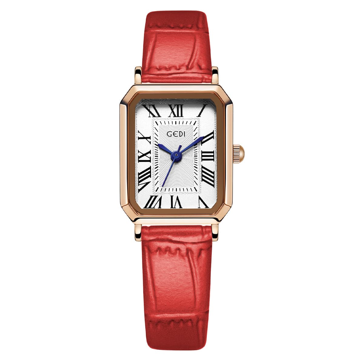 Goldie retro small square plate temperament student watch niche high-end belt bowl watch ladies waterproof quartz watch 9