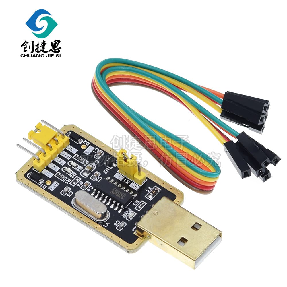 USB to TTL CH340G module STC microcontroller download line brush machine board USB to serial port CH340T module 5