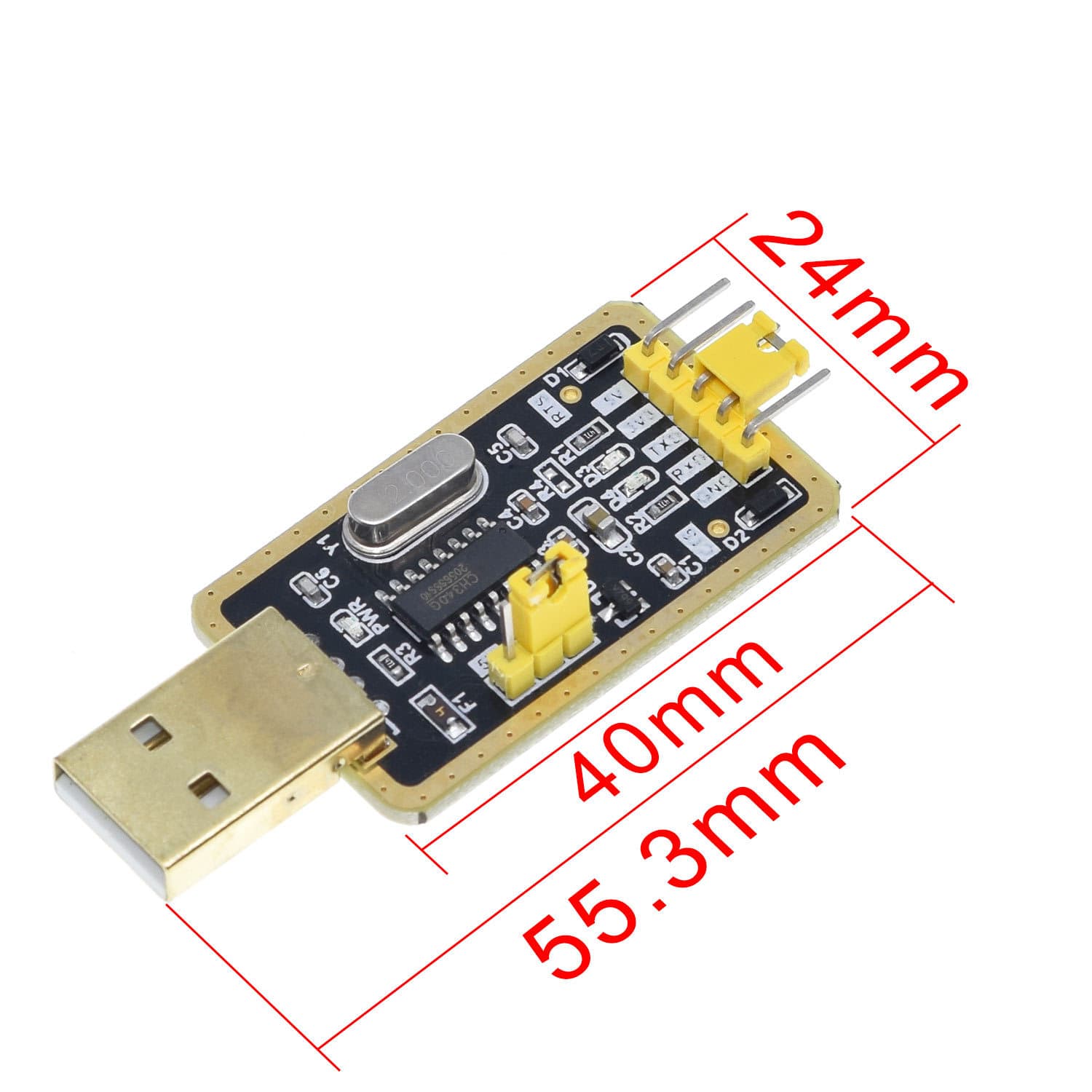 USB to TTL CH340G module STC microcontroller download line brush machine board USB to serial port CH340T module 6