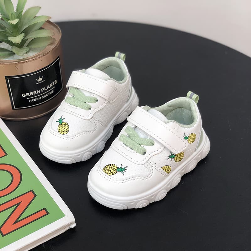 Children's spring and autumn breathable casual shoes soft sole non-slip baby shoes men's and women's baby shoes toddler shoes sports shoes board shoes 5