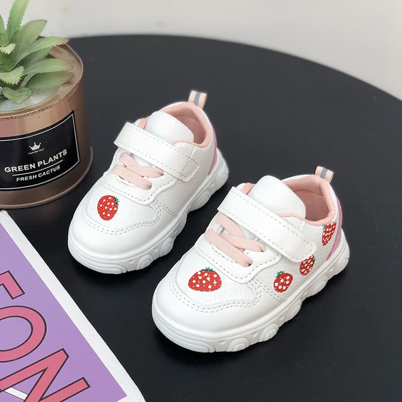 Children's spring and autumn breathable casual shoes soft sole non-slip baby shoes men's and women's baby shoes toddler shoes sports shoes board shoes 8